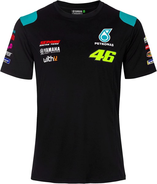 Valentino Rossi Herren Replica Team Petronas 46 T-Shirt - Größe L