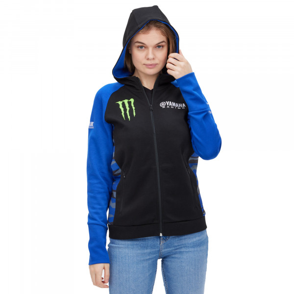 Monster Energy x Yamaha Werks-MXGP Team Replika Zipped Hoodie Damen